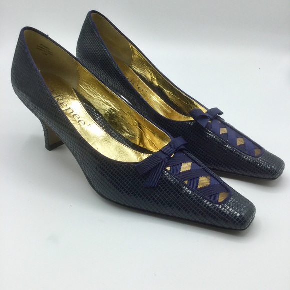j renee navy blue shoes